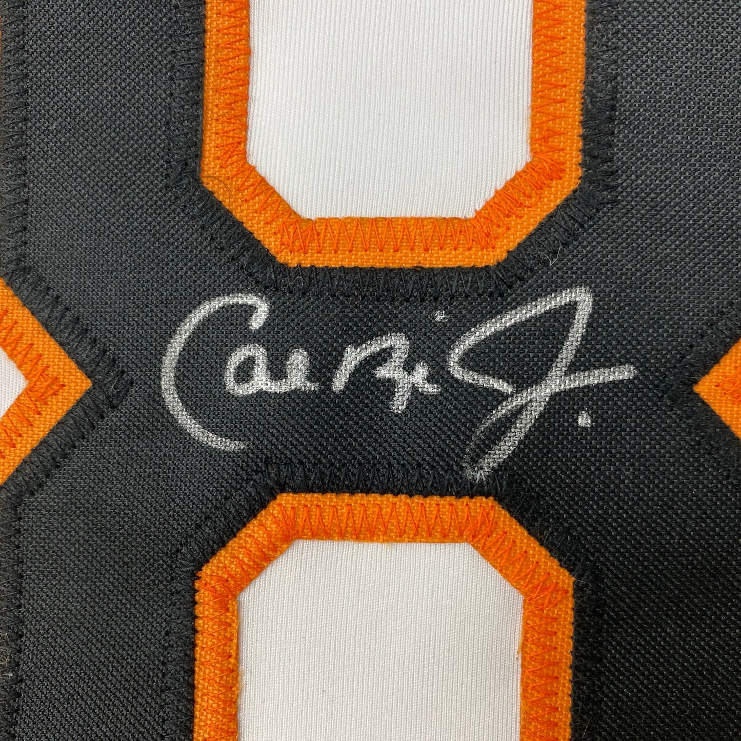 Autographed/Signed Cal Ripken Jr. Baltimore White Baseball Jersey Beckett BAS COA