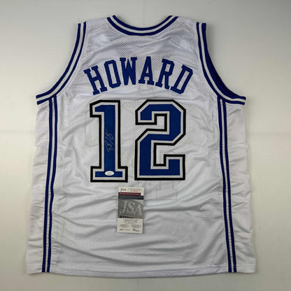 Autographed/Signed Dwight Howard Orlando White Basketball Jersey JSA COA