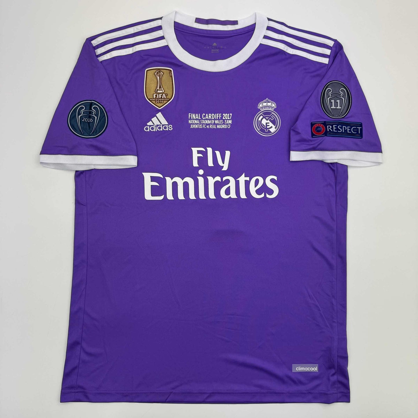 Autographed/Signed Cristiano Ronaldo Real Madrid Purple Soccer Jersey Beckett BAS COA