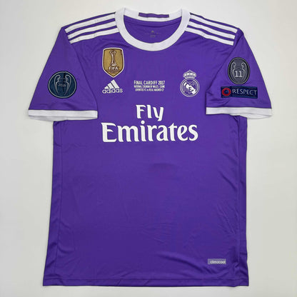 Autographed/Signed Cristiano Ronaldo Real Madrid Purple Soccer Jersey Beckett BAS COA
