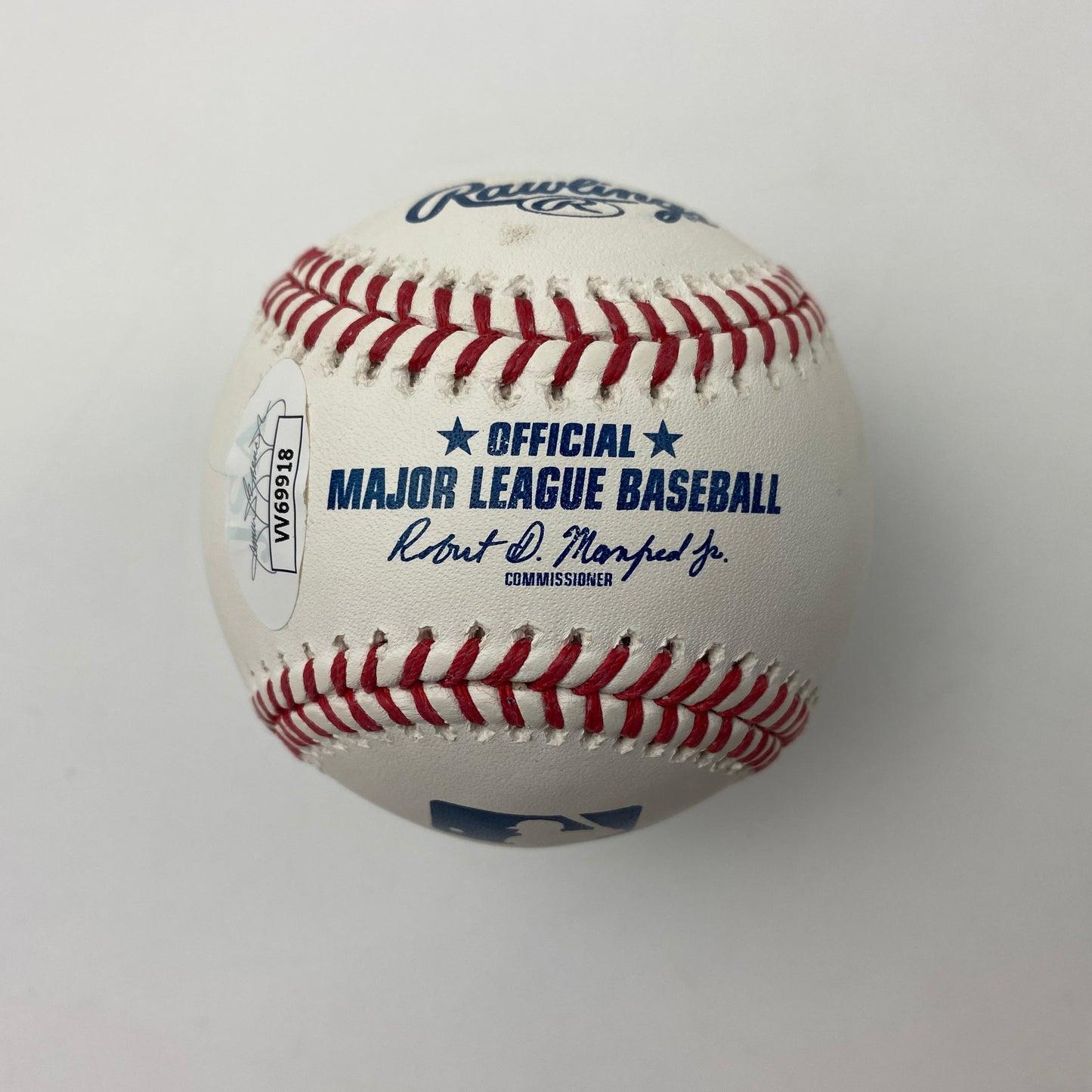 Autographed/Signed Javier Baez Rawlings Official Major League Baseball ROML JSA COA