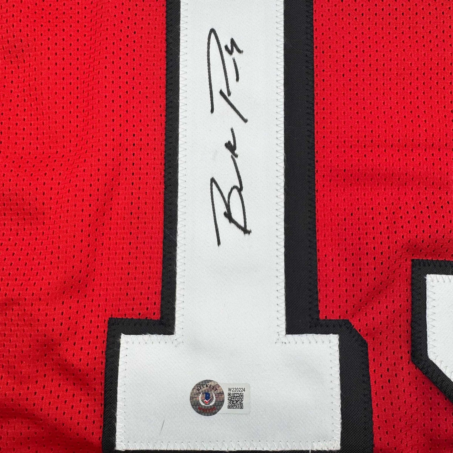 Autographed/Signed Brock Purdy San Francisco Red Alternate Football Jersey Beckett BAS COA