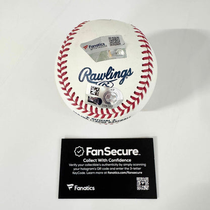 Autographed/Signed Jackson Holliday Rawlings Official Major League Baseball ROML Fanatics COA