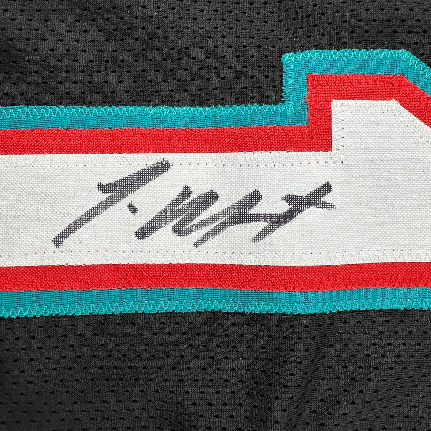 Autographed/Signed Ja Morant Memphis Black Basketball Jersey JSA COA