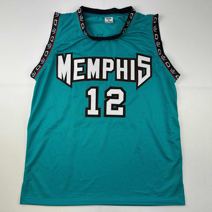 Autographed/Signed Ja Morant Memphis Teal Basketball Jersey JSA COA