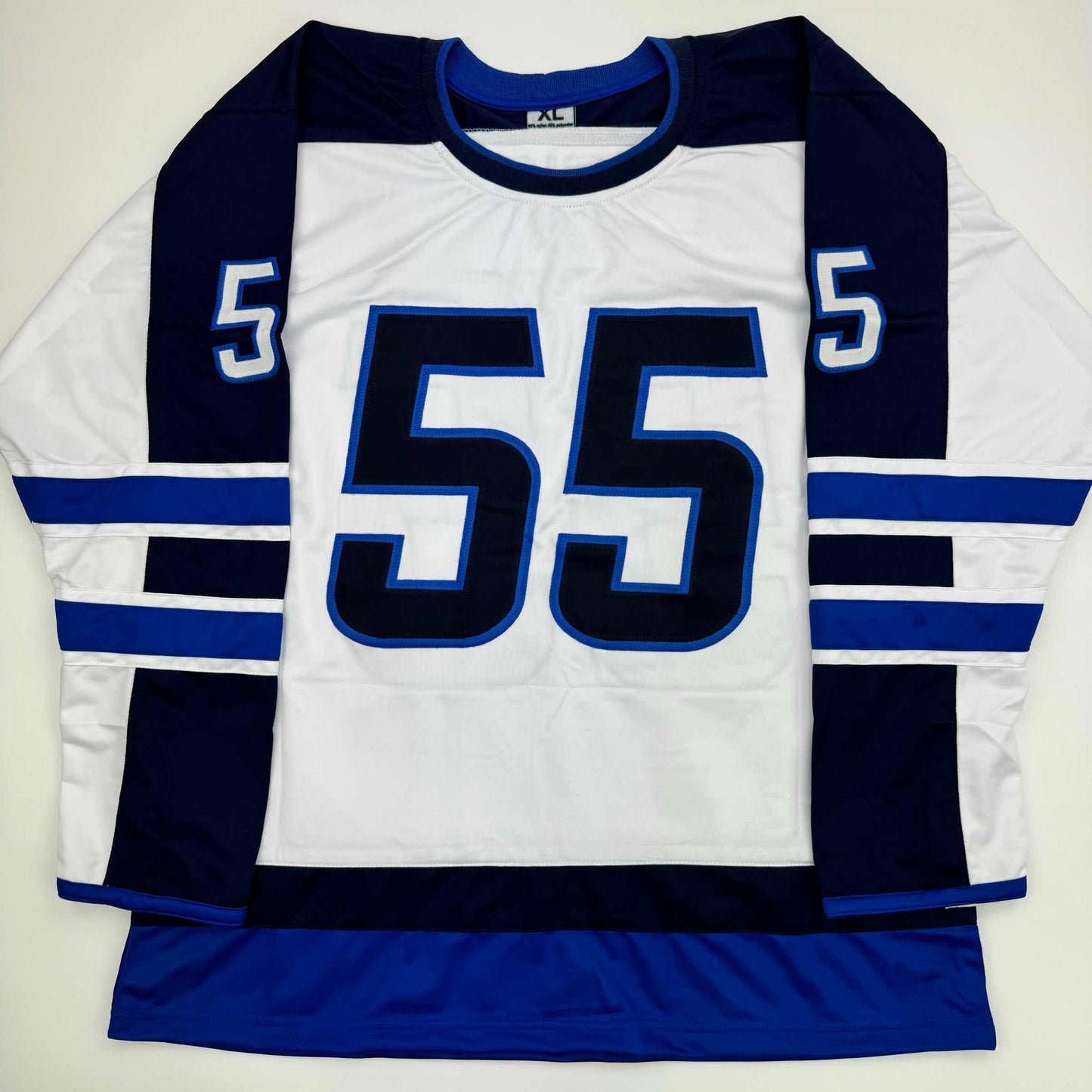 Autographed/Signed Mark Scheifele Winnipeg White Hockey Jersey JSA COA