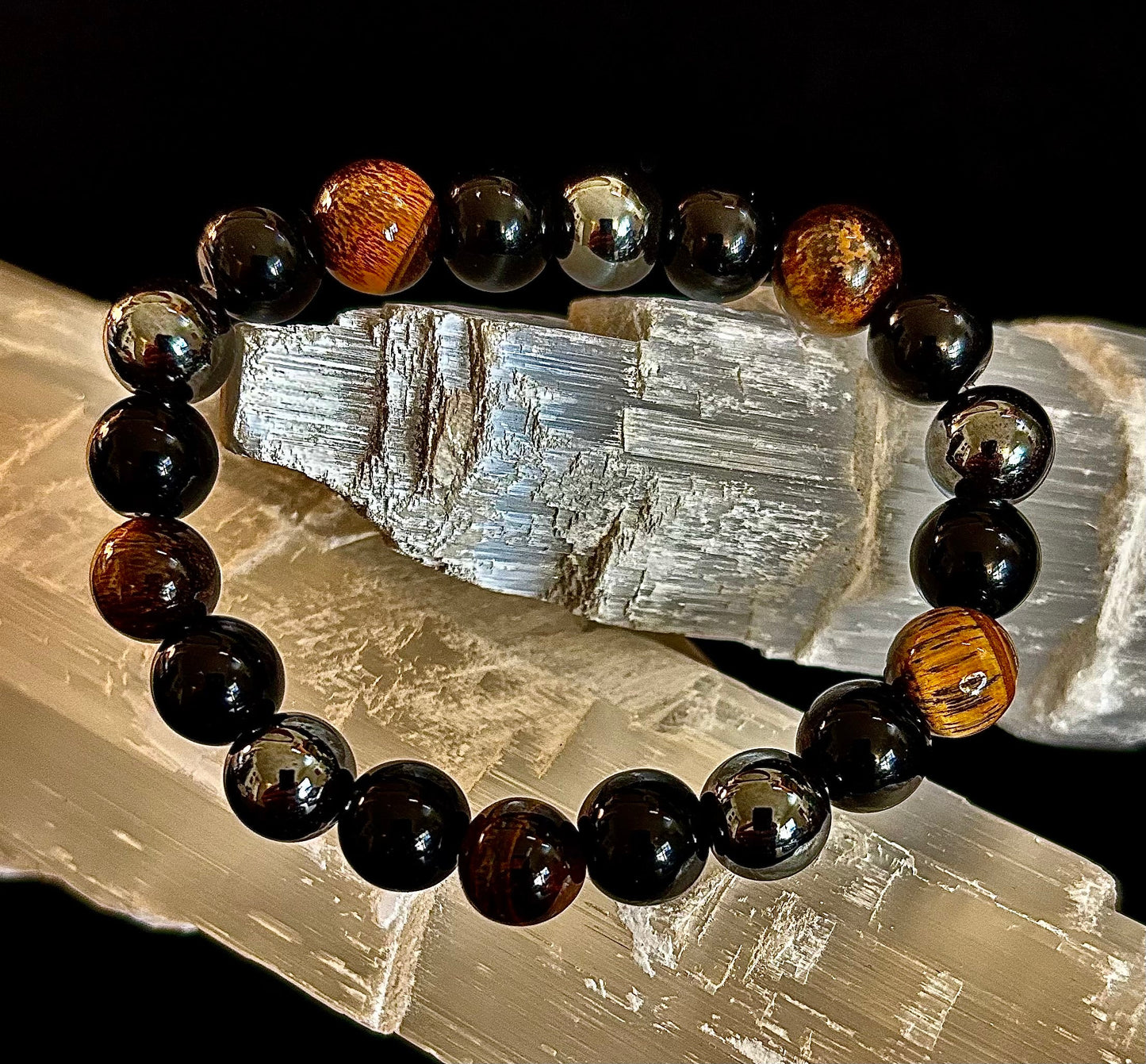 Protection Energy Bracelets – Red, Green, and Tiger Eye Options