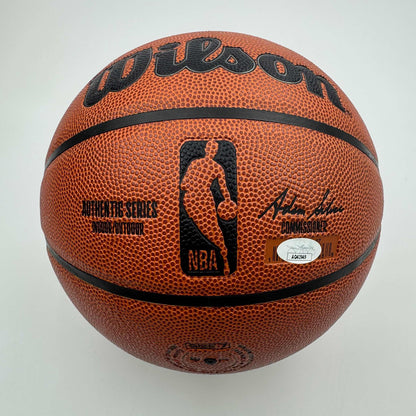 Autographed/Signed Cooper Flagg Dallas Mavericks Full Size Wilson Basketball JSA COA