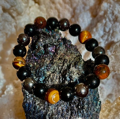 Protection Energy Bracelets – Red, Green, and Tiger Eye Options