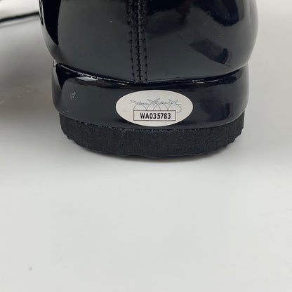 Autographed/Signed The Undertaker Black WWE WWF Wrestling Boot/Shoe JSA COA Auto