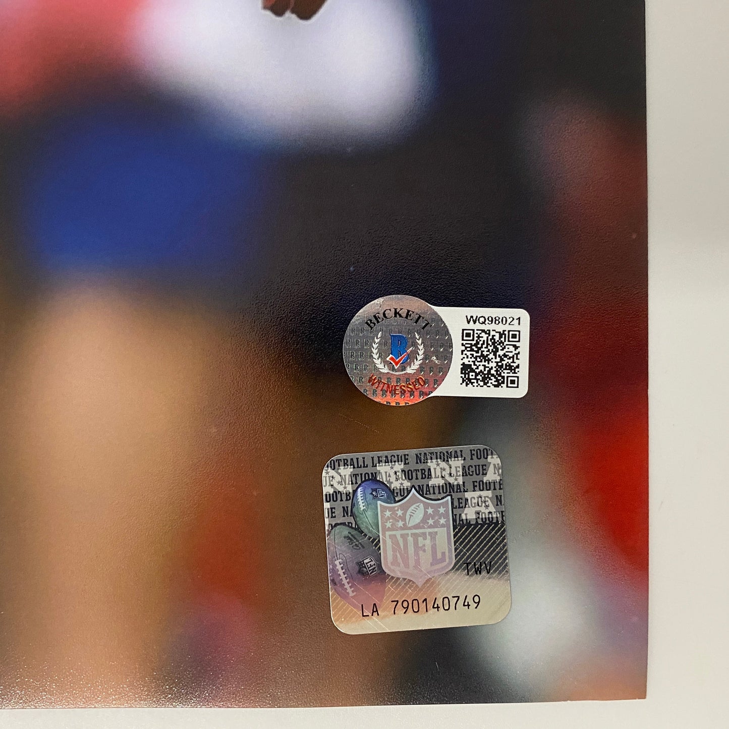 Autographed/Signed Kyle Pitts Atlanta Falcons 16x20 Football Photo Beckett BAS COA