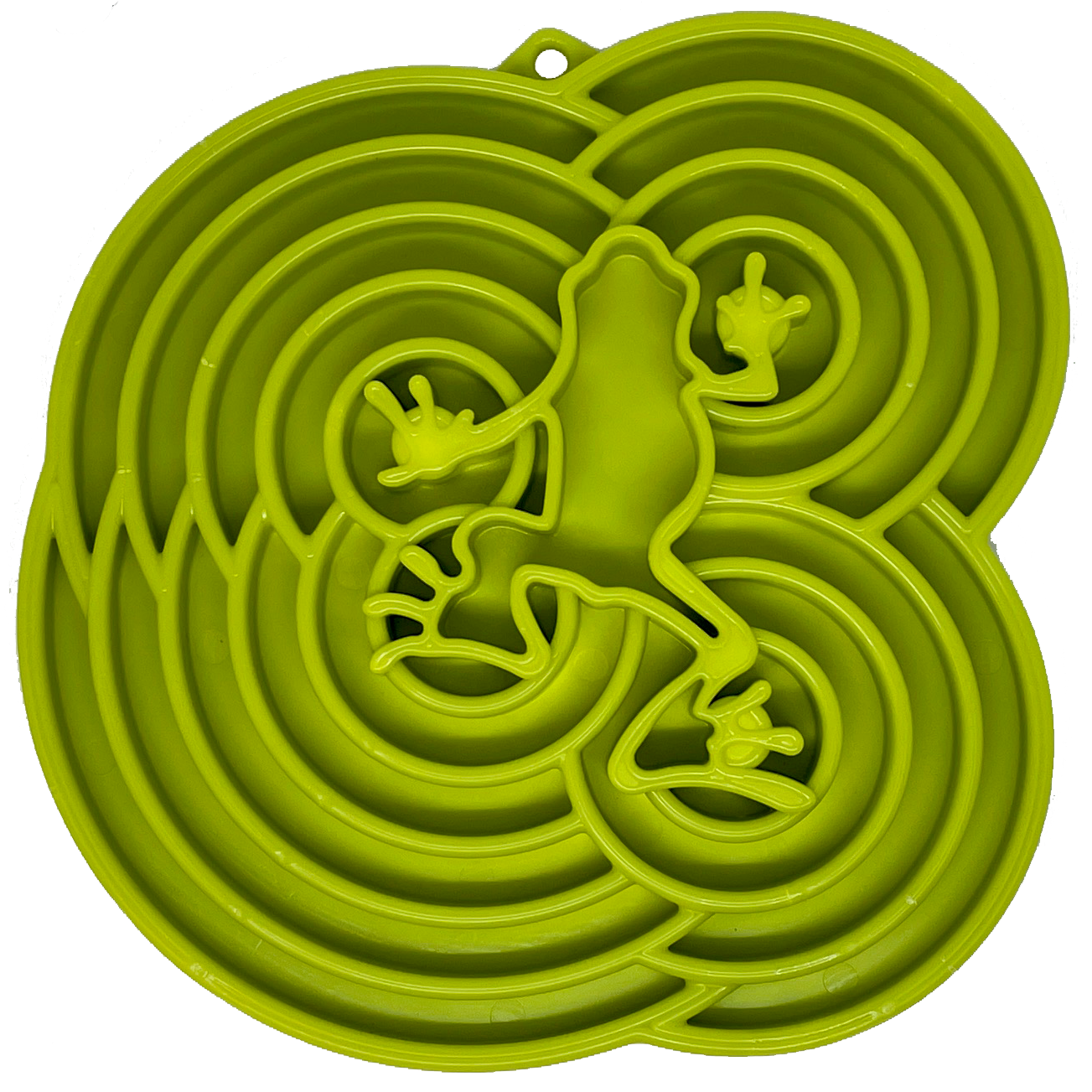 Water Frog eTray - Shallow Slow Feeder Dog Bowl for Enrichment | USA Made