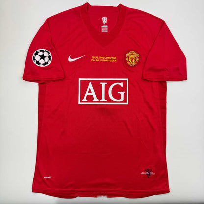 Autographed/Signed Cristiano Ronaldo Manchester United Red Soccer Jersey Beckett BAS COA