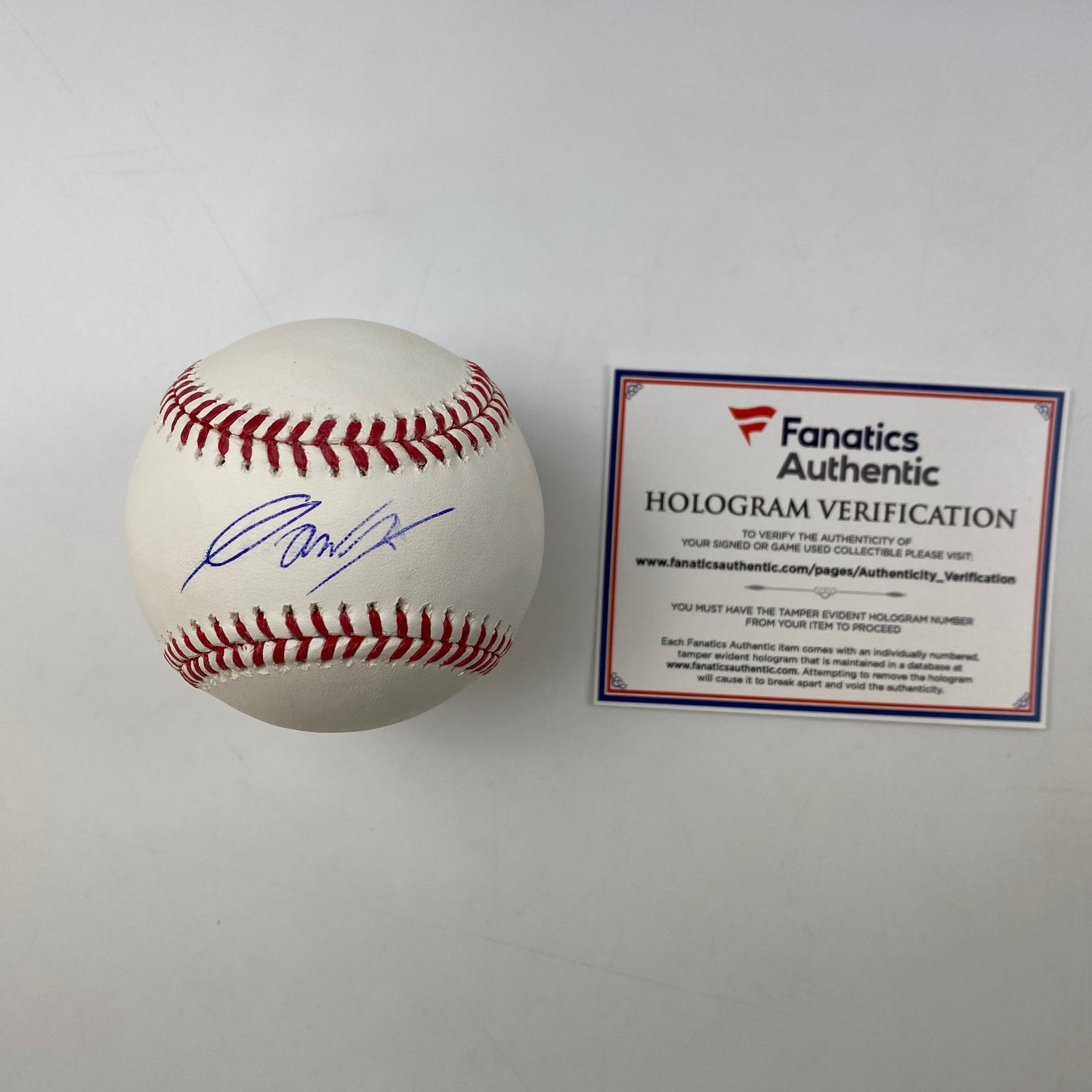 Autographed/Signed Gavin Lux Rawlings Official Major League Baseball ROML Fanatics COA