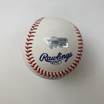 Autographed/Signed Gavin Lux Rawlings Official Major League Baseball ROML Fanatics COA