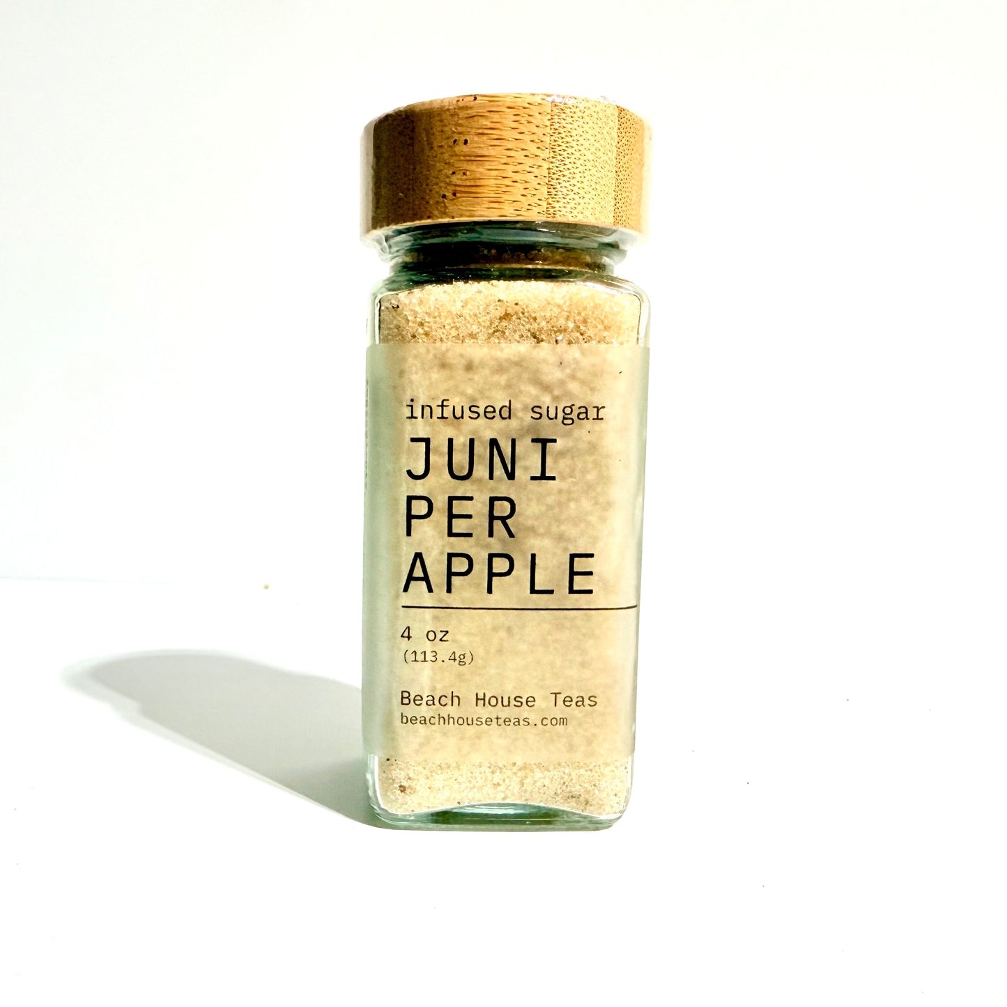 Juniper Apple infused artisan culinary  sugar