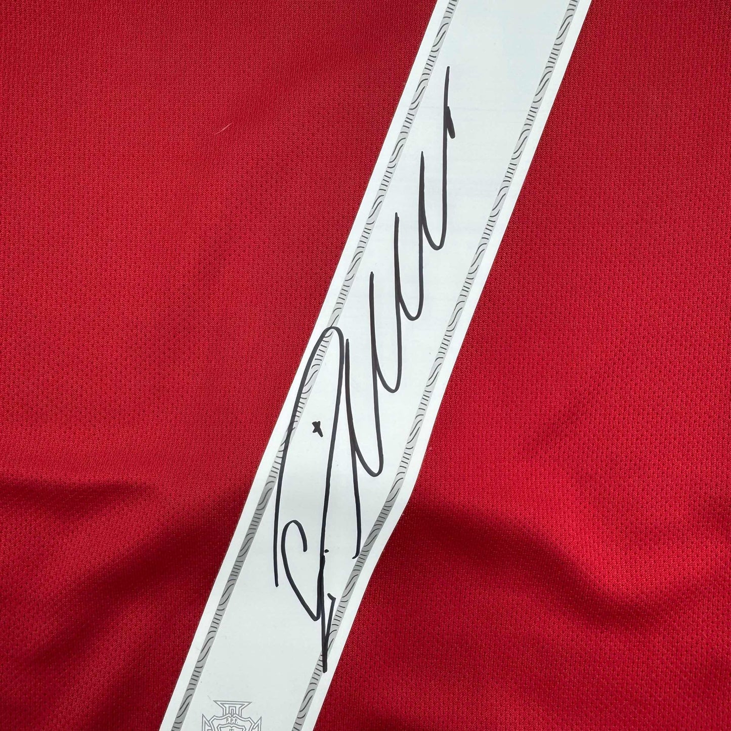 Autographed/Signed Cristiano Ronaldo Portugal Red World Cup Soccer Futbol Jersey Beckett BAS COA