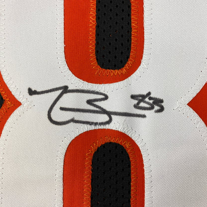 Autographed/Signed Tyler Boyd Cincinnati Black Football Jersey Beckett BAS COA