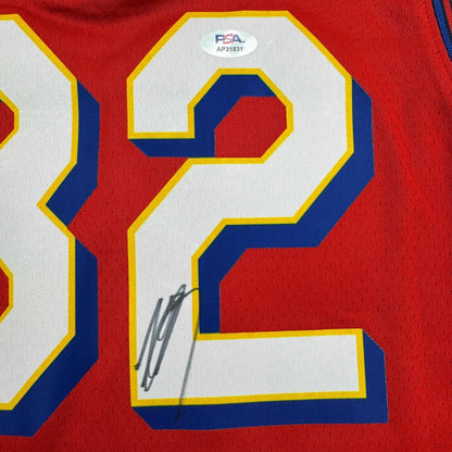 Autographed/Signed Karl-Anthony Towns 2024-2025 Red All-Star Basketball Jersey PSA COA