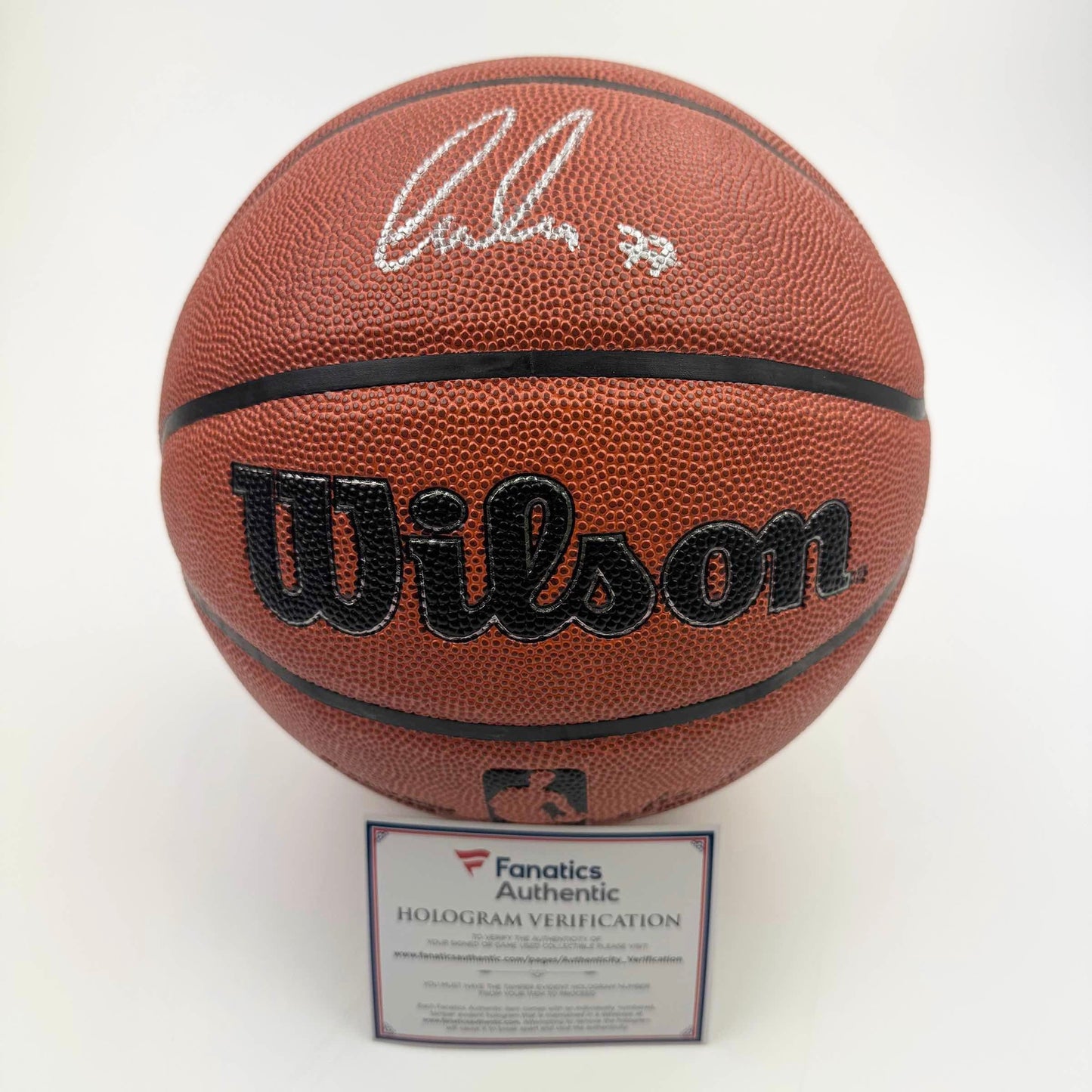 Autographed/Signed Luka Doncic Los Angeles Lakers Wilson Basketball Fanatics COA