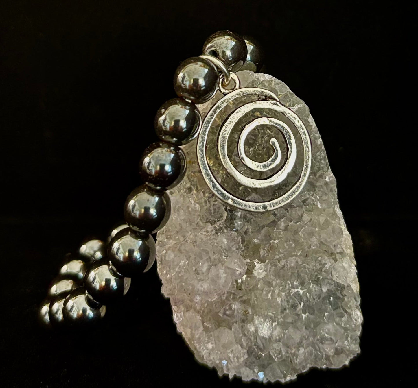 7 Wonders Natural Stone Charm Bracelet Collection | 8mm Healing Gemstone Beads with Silver Charms (Small–Medium Wrists)