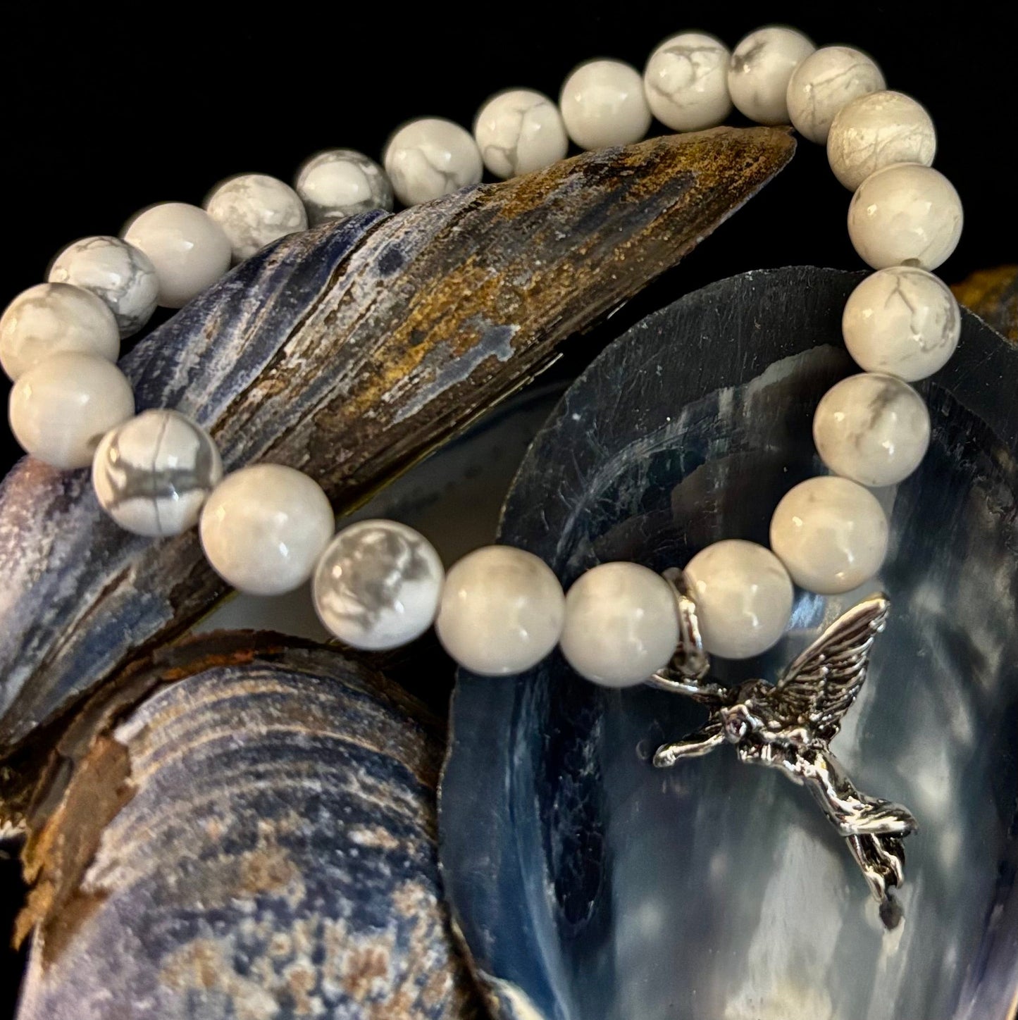 7 Wonders Natural Stone Charm Bracelet Collection | 8mm Healing Gemstone Beads with Silver Charms (Small–Medium Wrists)