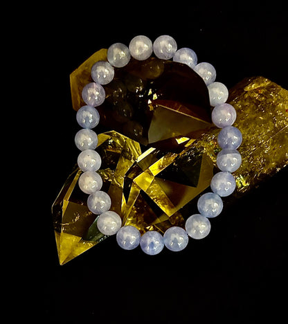 Celestine Serenity Bracelet | Handcrafted Energy Beads for Peace & Spiritual Connection