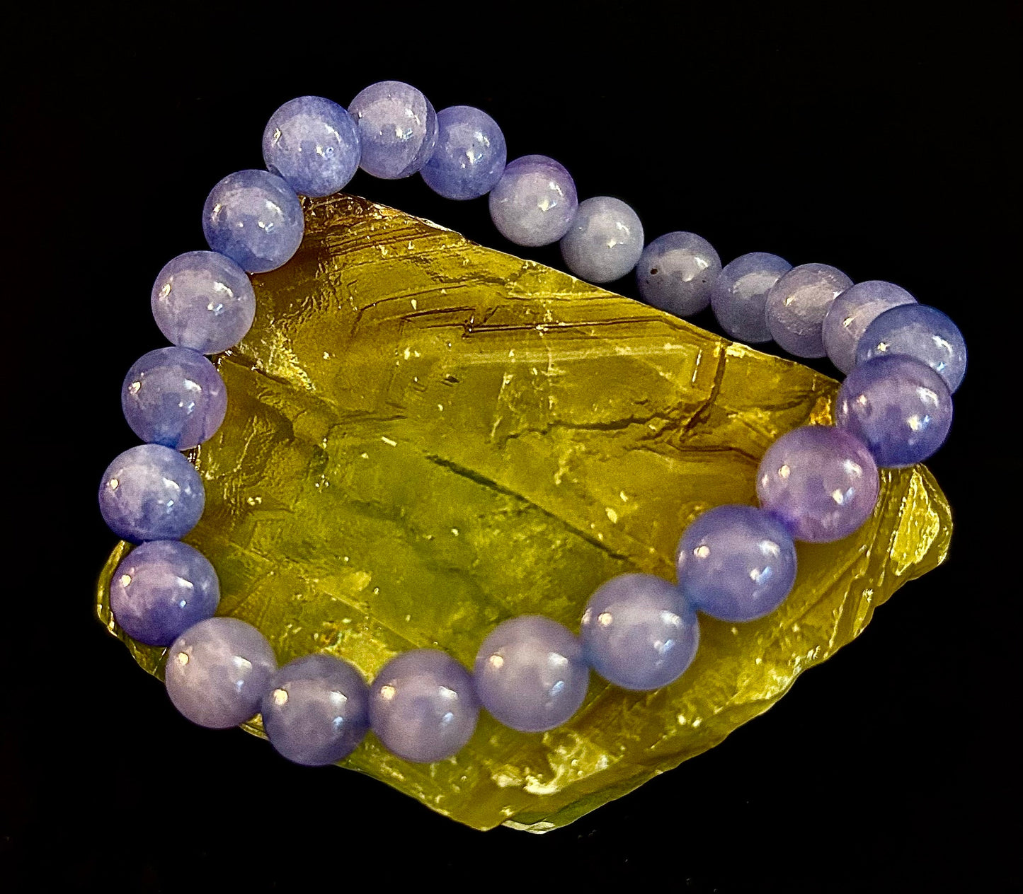 Celestine Serenity Bracelet | Handcrafted Energy Beads for Peace & Spiritual Connection