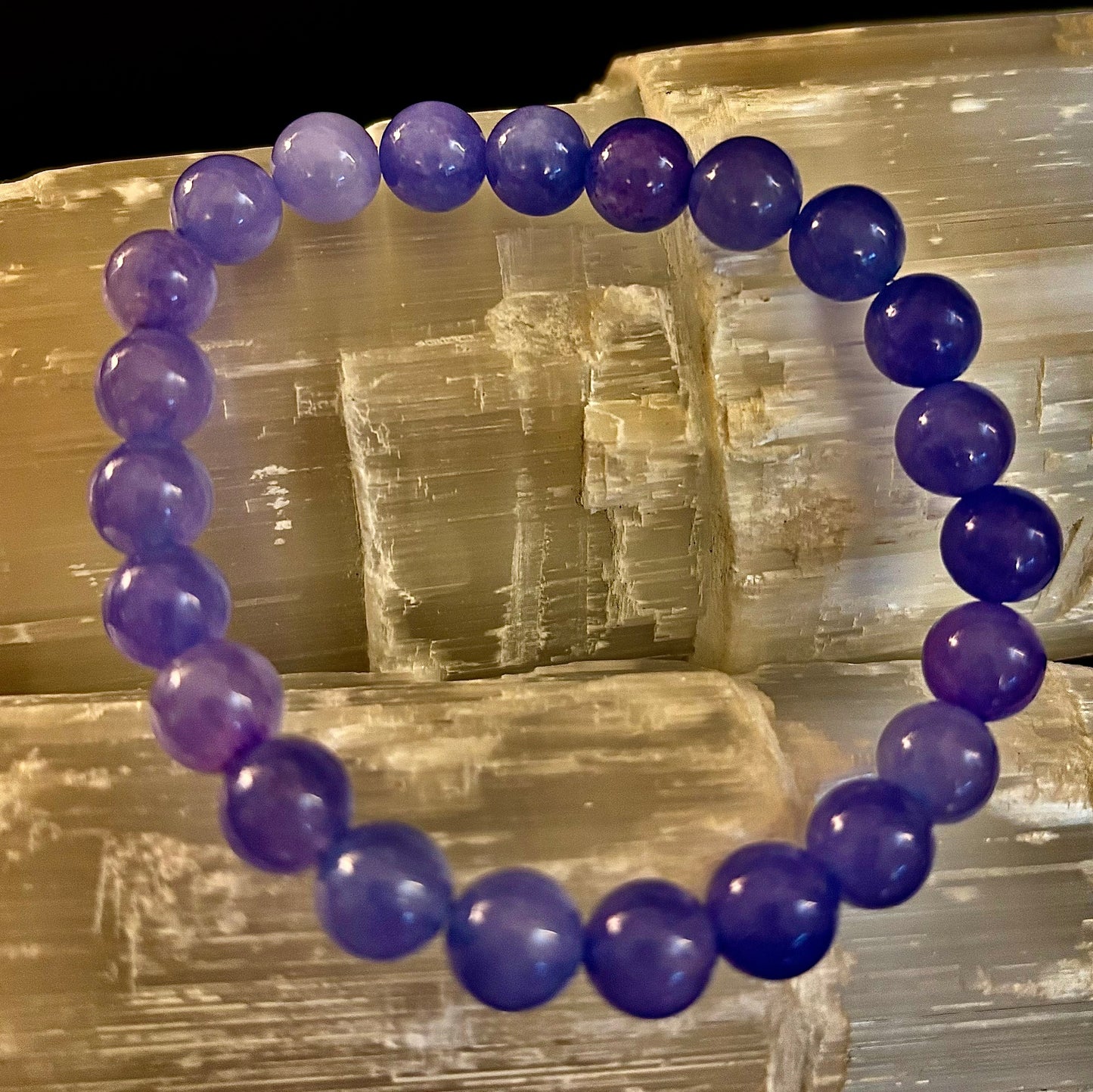 Celestine Serenity Bracelet | Handcrafted Energy Beads for Peace & Spiritual Connection