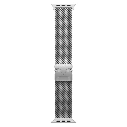 Magnetic Umbrella Buckle Milanese Stainless Steel Strap for Apple Watch