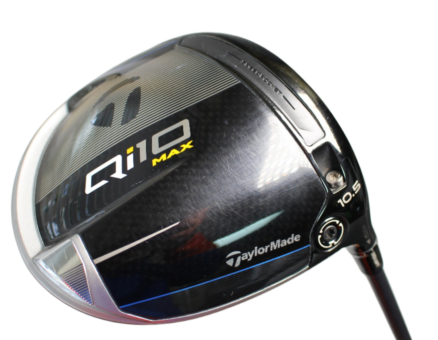 Pre-Owned Taylormade Qi10 Max 10.5 Driver w/ AutoFlex Pink 505 X (100-110 MPH) (X-Stiff) (46.5 Inch) Shaft (Mint)