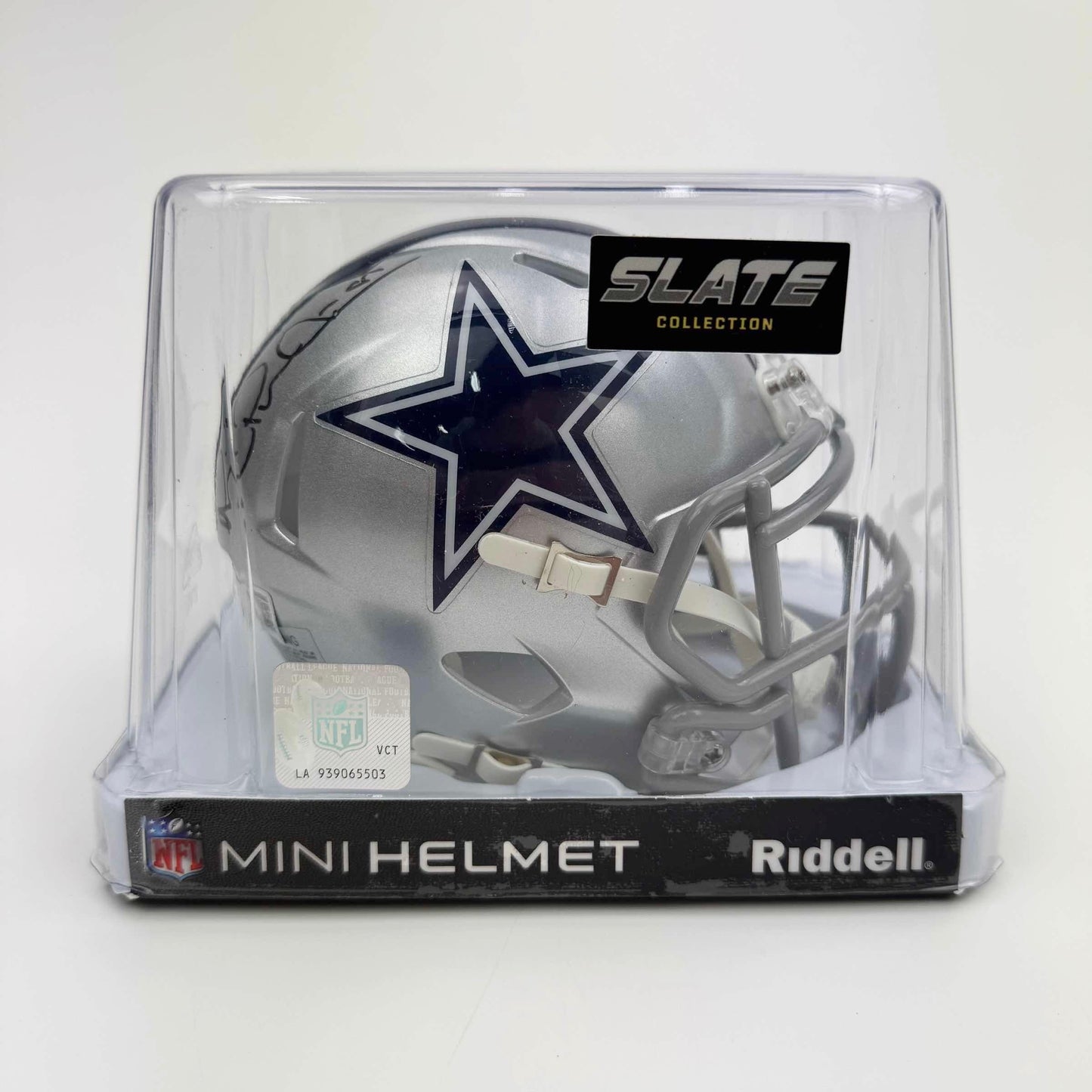 Autographed/Signed Michael Irvin Dallas Cowboys Football Mini Helmet BAS COA
