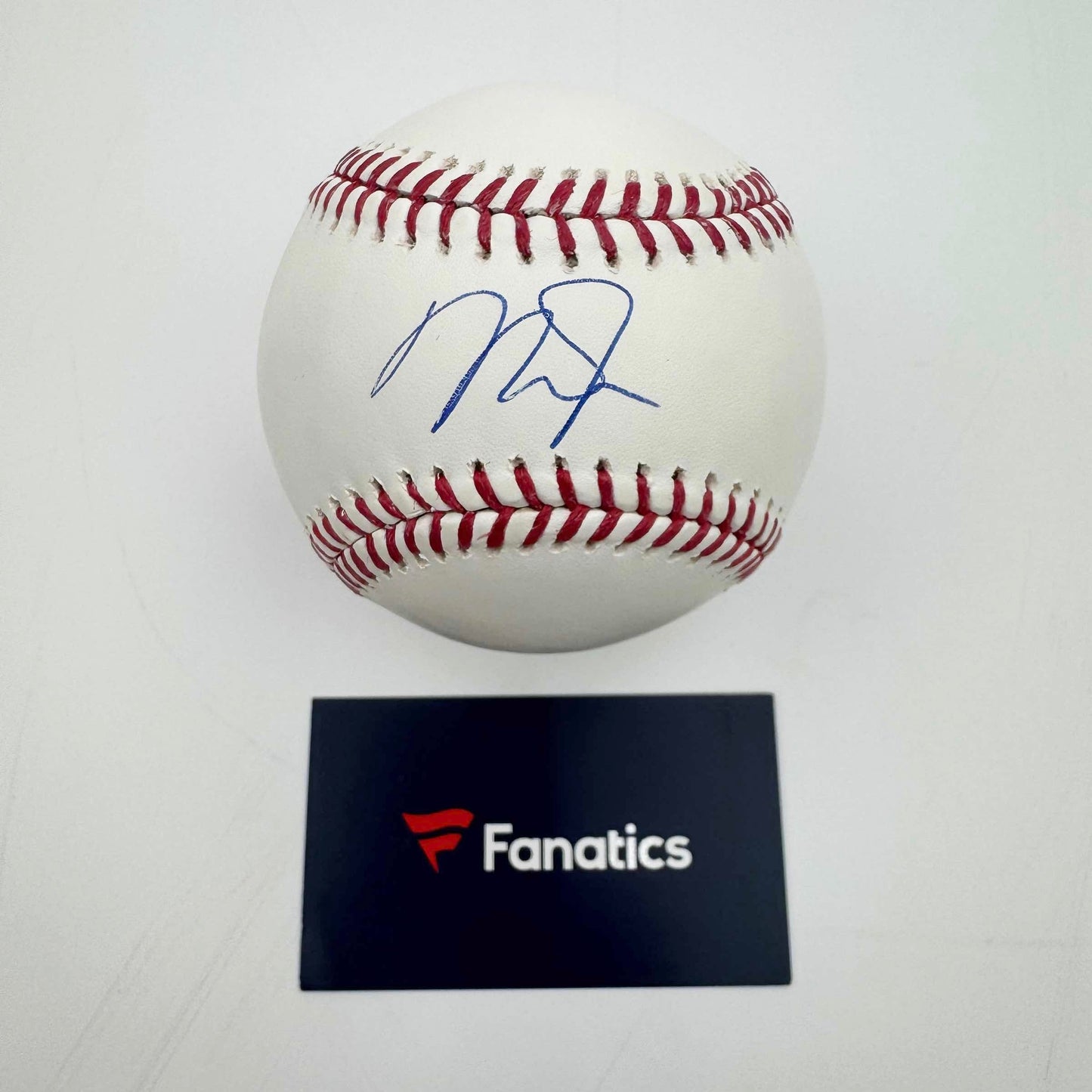 Autographed/Signed Mike Trout Rawlings Official Major League Baseball ROML Fanatics COA