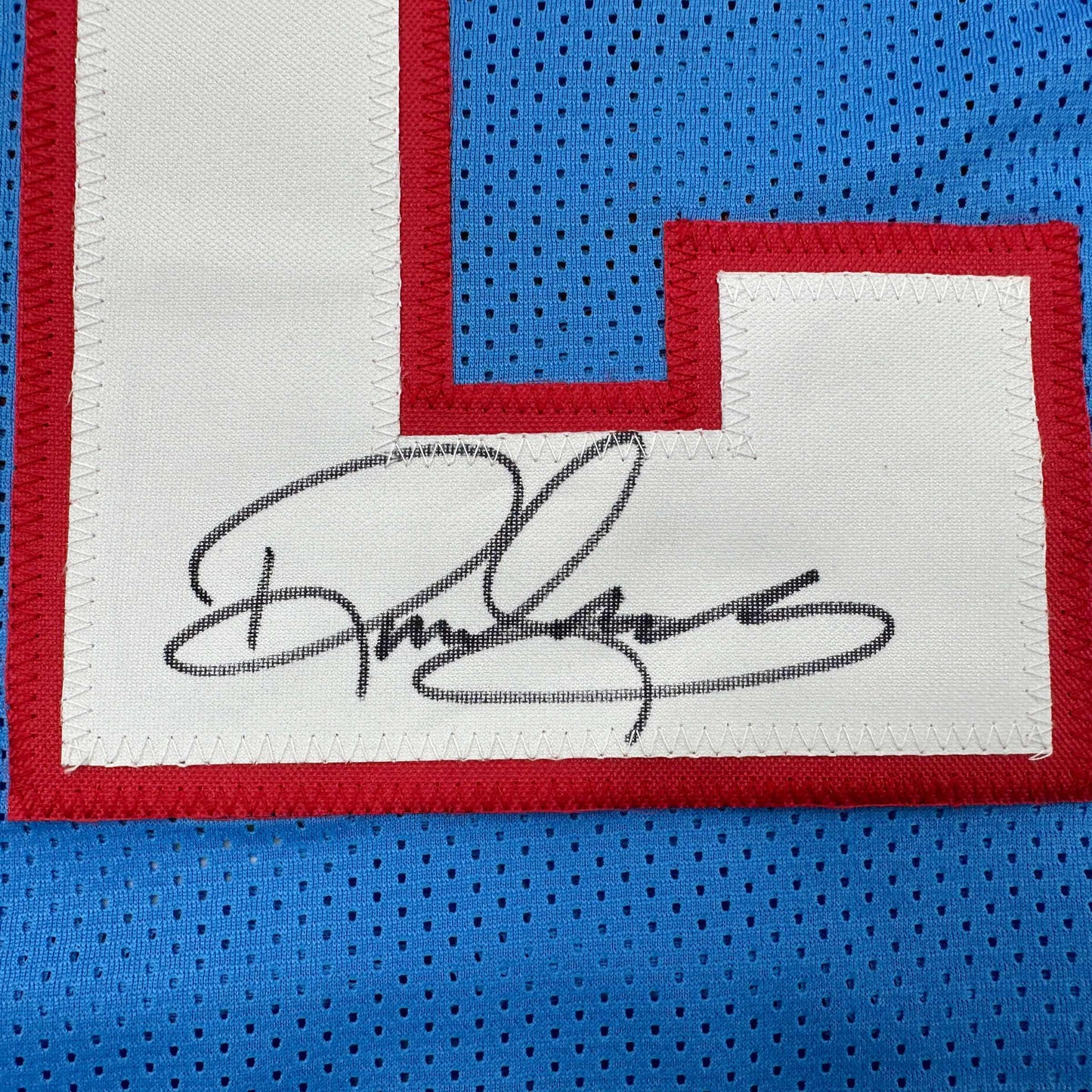 Autographed/Signed Derrick Henry Tennessee Retro Light Blue Football Jersey JSA COA