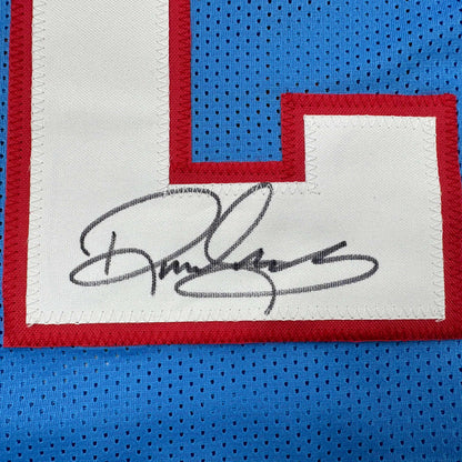 Autographed/Signed Derrick Henry Tennessee Retro Light Blue Football Jersey JSA COA