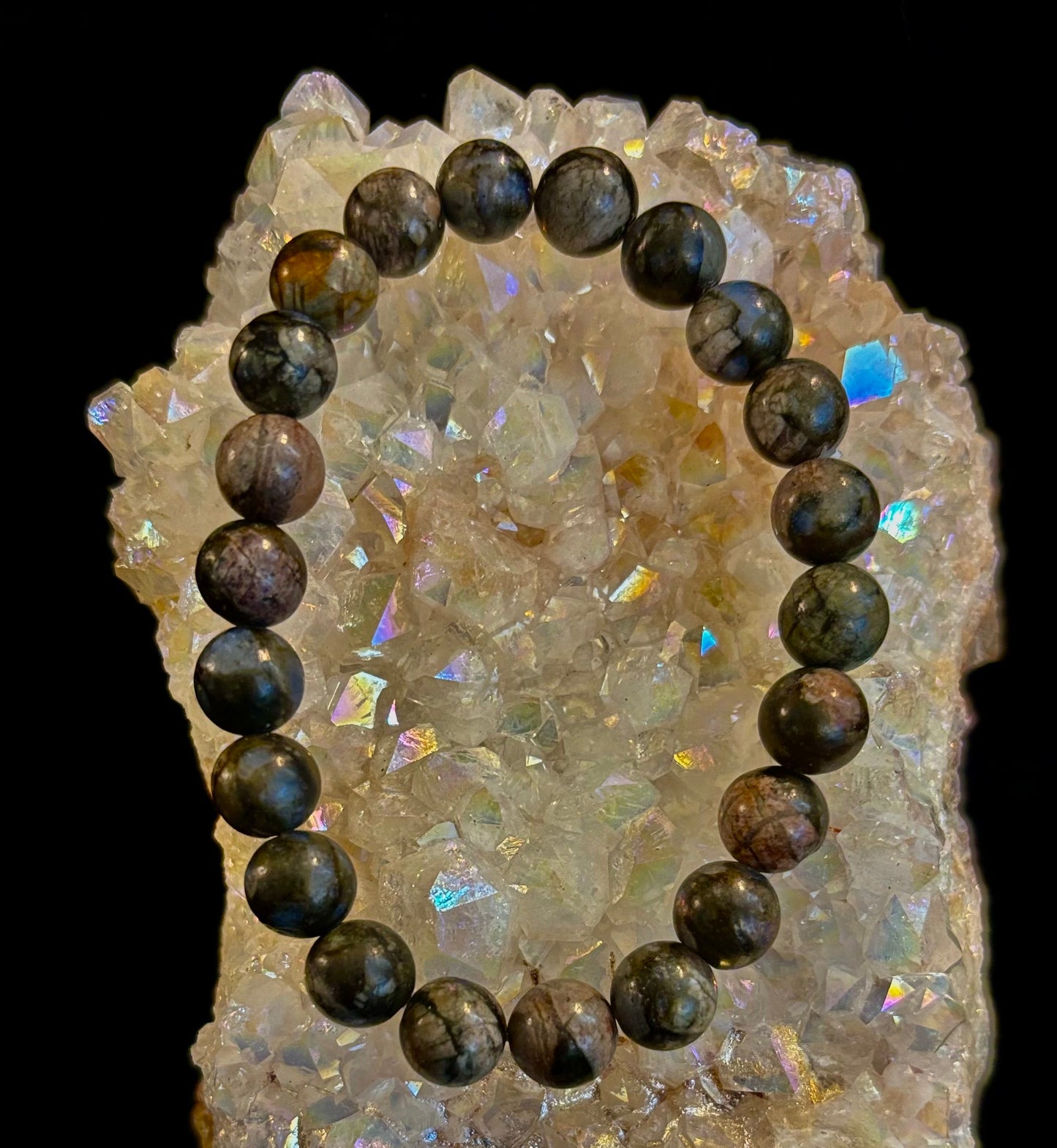 Que Sera Sera Natural Stone Bracelet | 8mm Beads for Small to Medium Wrists