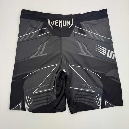 Autographed/Signed Khamzat Borz Chimaev UFC MMA Ultimate Fighting Black Trunks PSA/DNA COA