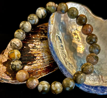 Que Sera Sera Natural Stone Bracelet | 8mm Beads for Small to Medium Wrists