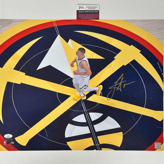 Autographed/Signed Nikola Jokic Denver Nuggets 16x20 Basketball Photo JSA COA #2