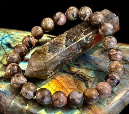 Que Sera Sera Natural Stone Bracelet | 8mm Beads for Small to Medium Wrists