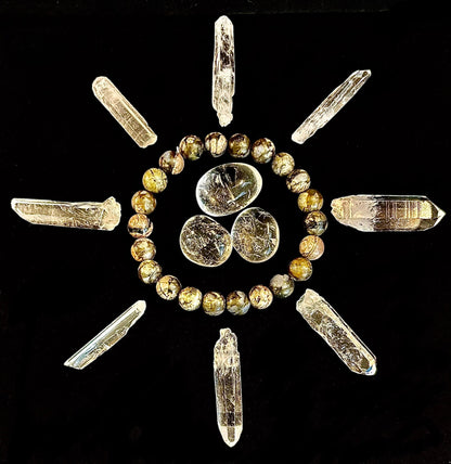 Que Sera Sera Natural Stone Bracelet | 8mm Beads for Small to Medium Wrists