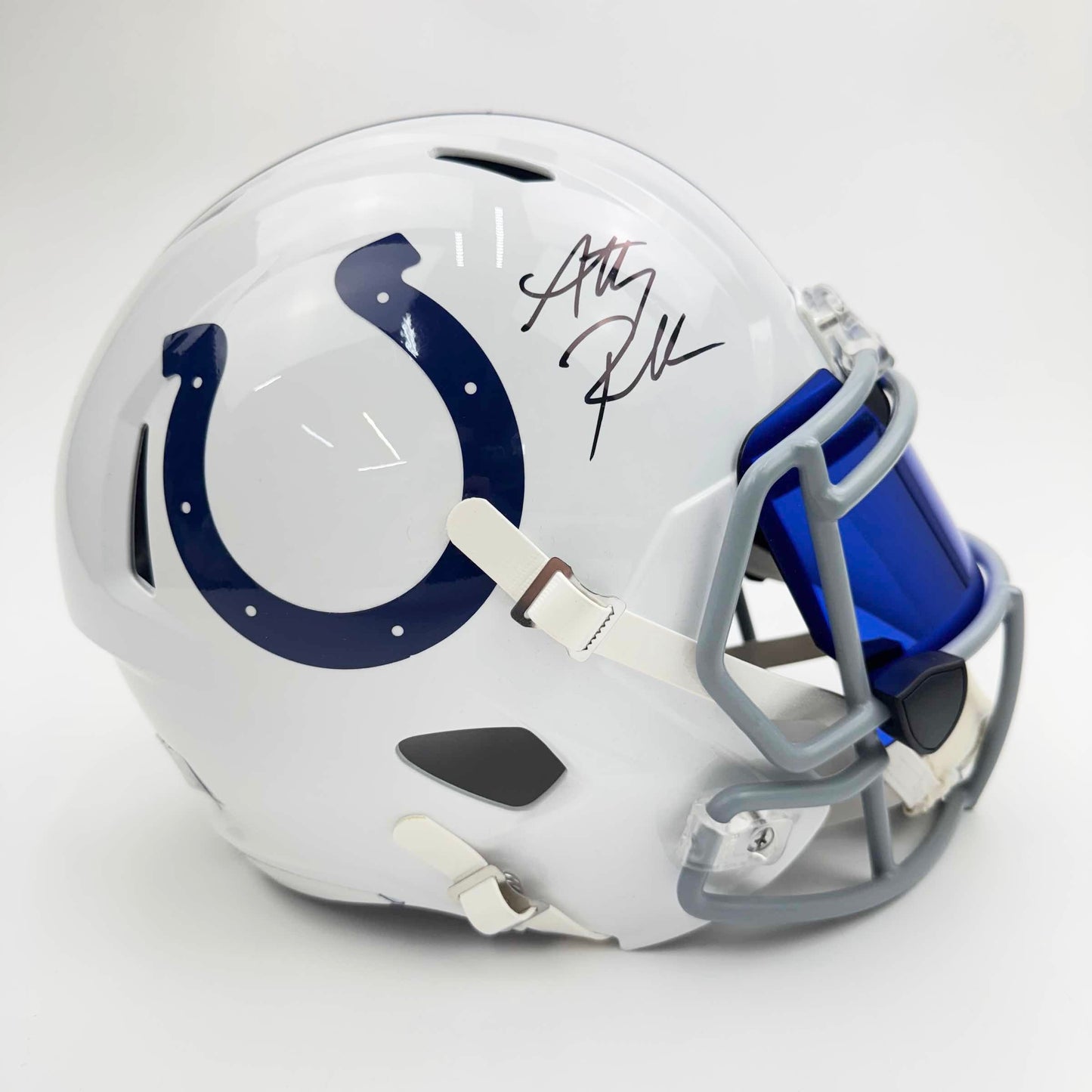 Autographed/Signed Anthony Richardson Indianapolis Colts Full Size Football Helmet FS F/S Fanatics COA