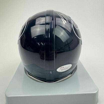Autographed/Signed J.J JJ Watt Houston Texans Mini Football Helmet JSA COA