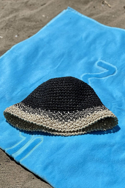 Black Straw Hat  14404