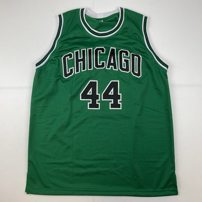 Autographed/Signed Patrick Williams Chicago Green Basketball Jersey Beckett BAS COA