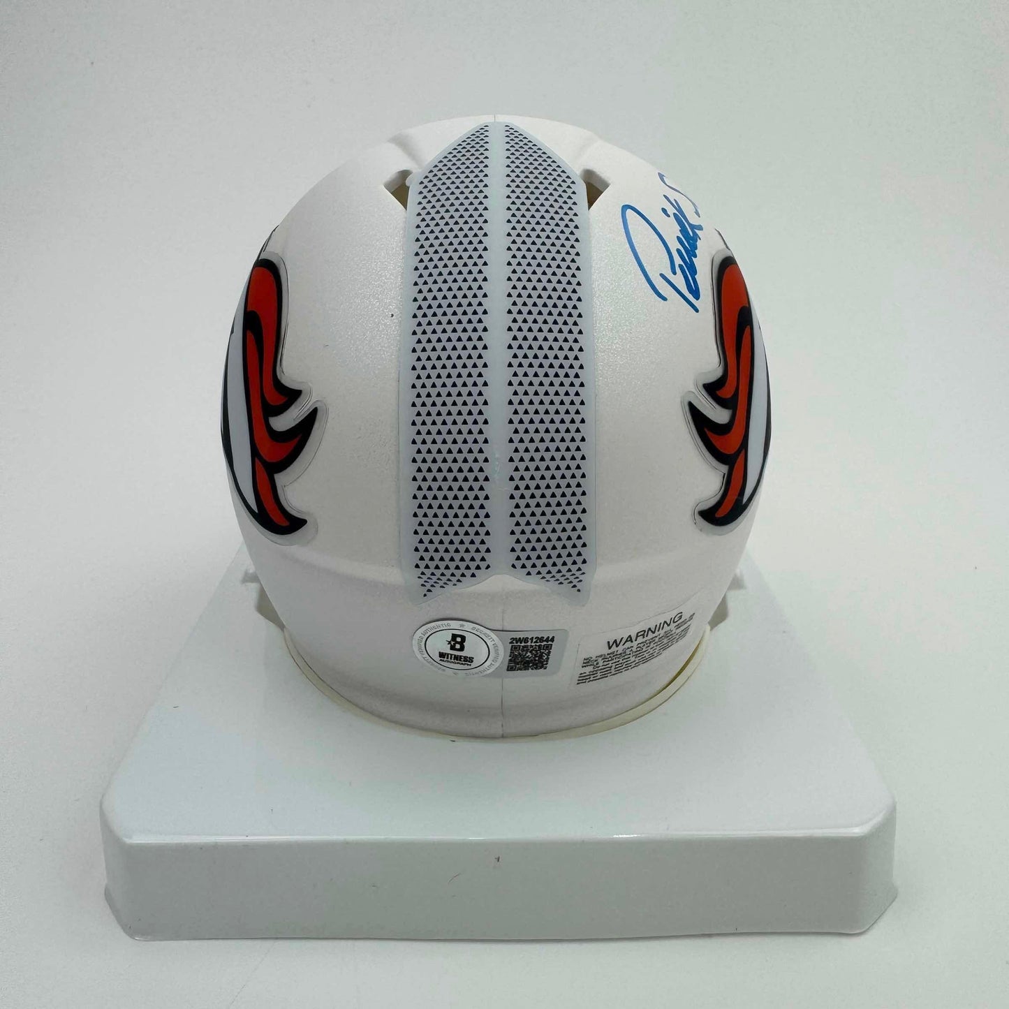 Autographed/Signed Patrick Surtain II Denver Broncos Alternate Mini Football Helmet Beckett BAS COA