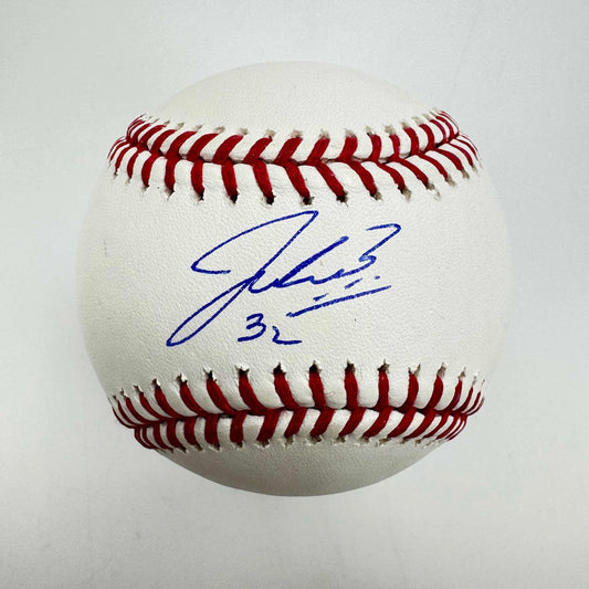 Autographed/Signed Jacob Misiorowski Rawlings Official Major League ROML Baseball PROVA COA
