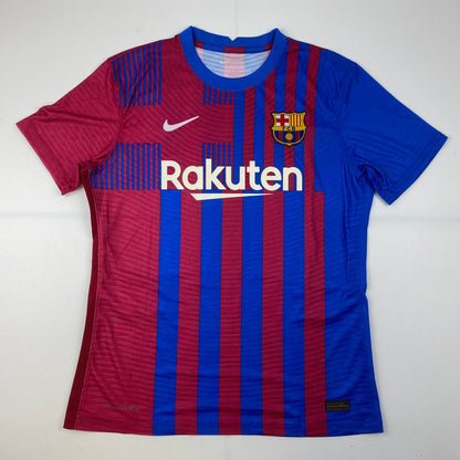 Autographed/Signed Ansu Fati FC Barcelona Blue Soccer Jersey Beckett BAS COA