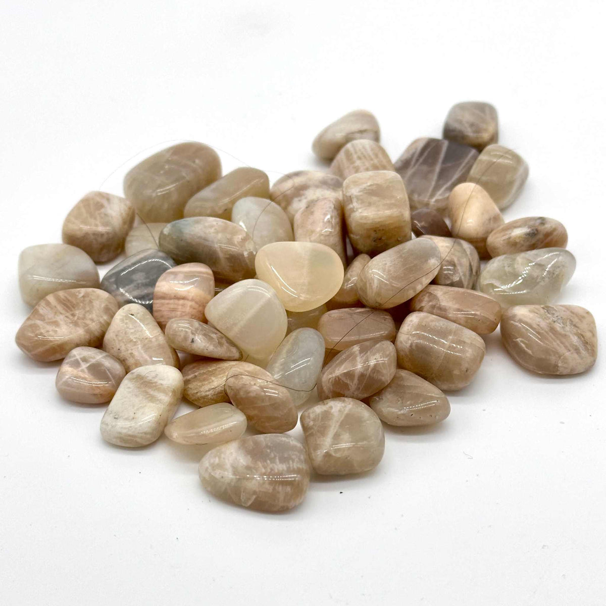 Multi-Color Moonstone Tumbled Stone - The Traveler's Stone