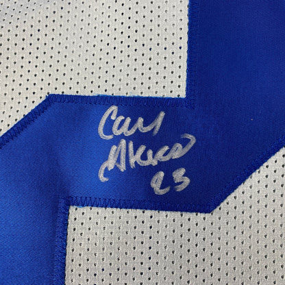 Autographed/Signed Cam Akers Los Angeles LA Grey Football Jersey Beckett BAS COA